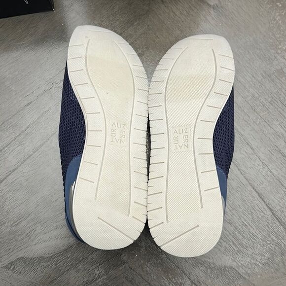 Naturalizer Lafayette French Navy Knit Slip-On Sneakers - Picture 3 of 10